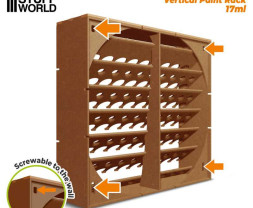 Modular Paint Rack – modulárny organizér na 17ml fľaštičky GSW (vertikálny)