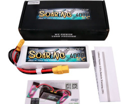 Gens ace Soaring G-Tech LiPo - 3S 4000mAh 11,1V 3S1P (30C) XT90 Plug