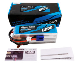 Gens ace G-Tech LiPo - 6S 6000mAh 22,2V 6S1P (45C) EC5 Plug