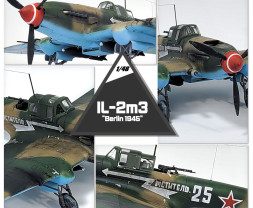 1:48 Iljušin IL-2m3 Šturmovik, Berlin 1945