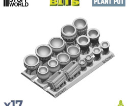 3D Printed Set Plant Pot – 3D tlačené kvetináče (30 ks)