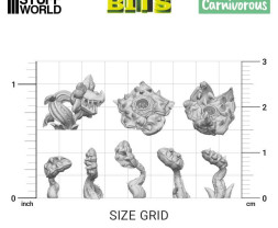 3D Printed Set Carnivorous Plants – 3D tlačené mäsožravé rastliny (25 ks)