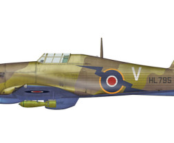 1:48 Hawker Hurricane Mk IIb Trop (3x camo)