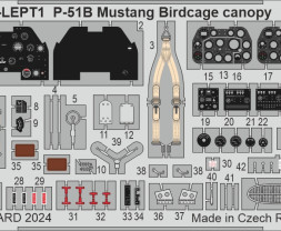 1:48 North American P-51B Mustang Birdcage Canopy (ProfiPACK edition)