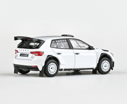 1:43 Škoda Fabia IV RS Rally2 (2022) - Bílá