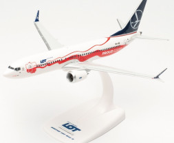 1:200 Boeing 737 MAX 8, LOT Polish Airlines, Prúd z Poľska Independence Colors (Snap-Fit)