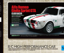 1:10 Alfa Romeo Giulia Sprint GTA MB-01 White Painted Chassis (stavebnica)