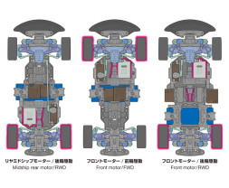 1:10 Toyota Supra BT-01 Chassis (stavebnica)