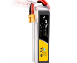 Gens Ace LiPo Tattu Serie - 4S 750mAh 15.2V 4S1P (95C) HV XT30U-F