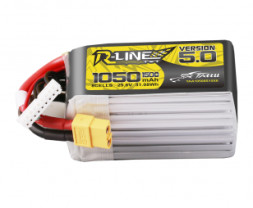 GENS ACE LIPO TATTU R-Line FPV Serie - 8S 1050mAh 29.6V 8S1P (150C) with XT60 Plug Version 5.0