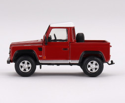 1:64 Land Rover Defender 90 Pickup Masai Red