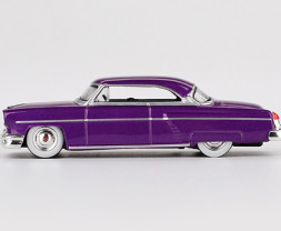 1:64 Lincoln Capri Hot Rod 1954 Purple Metallic