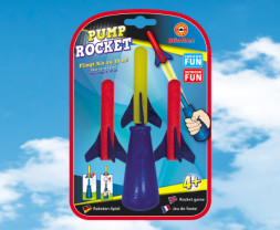 Pump Rocket – vzduchom poháňaná raketa (3 ks)