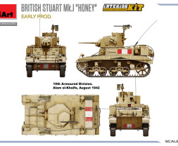 1:35 Stuart Mk.I „Honey“ Early w/ Interior Kit