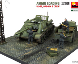 1:35 Ammo Loading (SU-85, GAZ-MM & Crew)