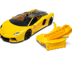 QUICK BUILD Lamborghini Aventador (žltý)