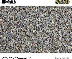 Extra Thick Hobby Sand – Dark Grey 4–6mm (200 ml)