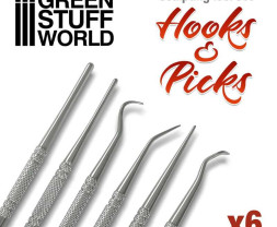 Hook and Pick Tool Set – zahnuté nátroje (6 ks)