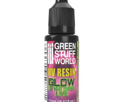 UV Resin Glow in the Dark Lime – v tme svetielkujúca scénická voda limetková (17 ml)