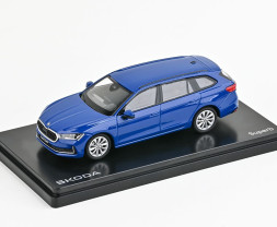 1:43 Škoda Superb IV Combi (2023) – modrá Energy