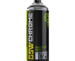 GSW Black Chrome Paint Spray – chrómová farba čierna v spreji (400 ml)