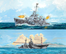 1:700 USS Indianapolis USS & USS Fletcher (Gift Set)