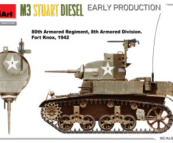 1:35 M3 Stuart Diesel Early Production