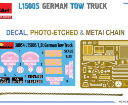 1:35 Mercedes-Benz L 1500 S, German Tow Truck