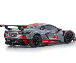 Kyosho Mini-Z RWD: Karoséria Chevrolet Corvette C8-R Gun Metal / Red