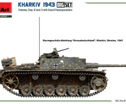 1:35 Kharkiv 1943: Tram & Stug.III Ausf.G w/ Crew