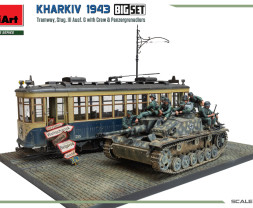 1:35 Kharkiv 1943: Tram & Stug.III Ausf.G w/ Crew