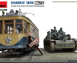 1:35 Kharkiv 1943: Tram & Stug.III Ausf.G w/ Crew