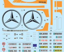 1:24 Mercedes-Benz Actros MP4 Space Grand Prix Edition